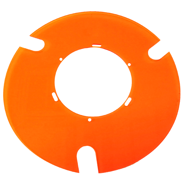 Judge Dredd Dead World Orange Plastic - Image 1