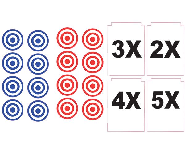 Bally Target Decals - Image 1