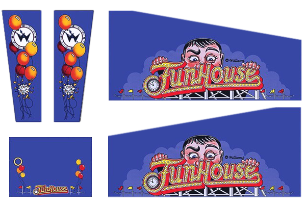 Funhouse Cabinet Decals (Next Gen) - Image 1
