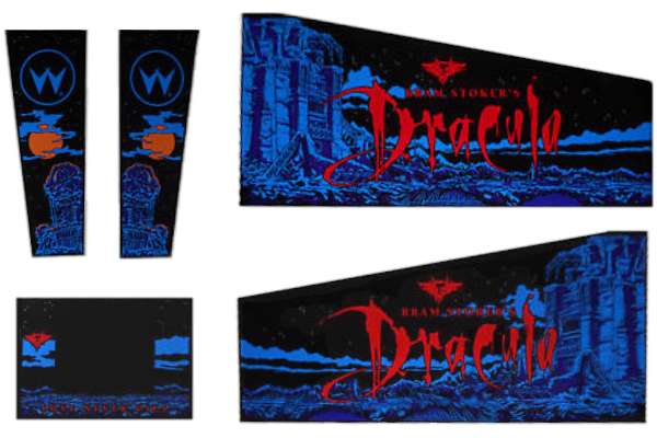 Dracula Cabinet Decals (Next Gen)