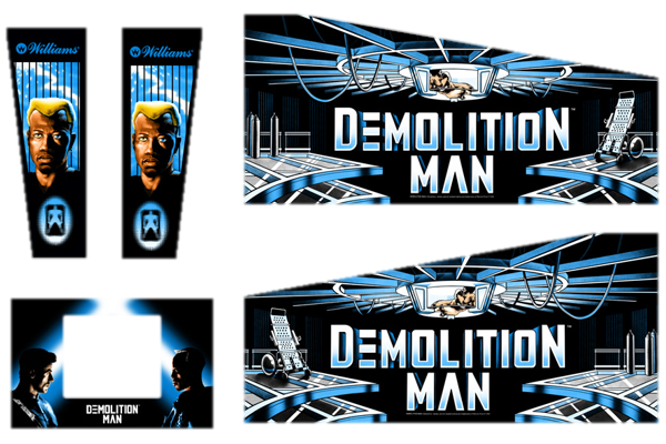 Demolition Man Cabinet Decals (Next Gen) - Image 1