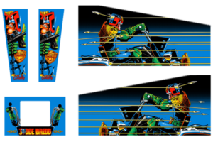 Judge Dredd Cabinet Decals (Next Gen)