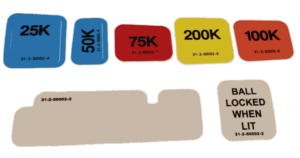 The Machine: Bride of Pinbot Ramp Decal Set/7 31-2-50002