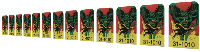 Solar Fire Target Decals Laminated - Image 1