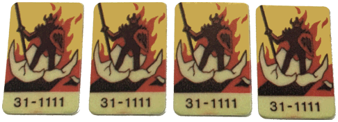 Joust Drop Target Decal Laminated - Image 1