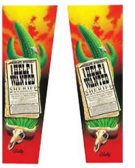 Cactus Canyon Backbox Decals