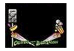 Creature from the Black Lagoon Cabinet Door Decal