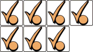 Checkpoint Target Decal Set Laminated