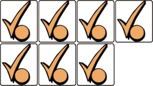 Checkpoint Target Decal Set Laminated - Image 1