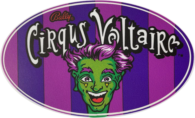 Cirqus Voltaire Oval Decal - Image 1