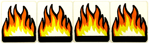 Back to the Future Target Decals Laminated - Image 1