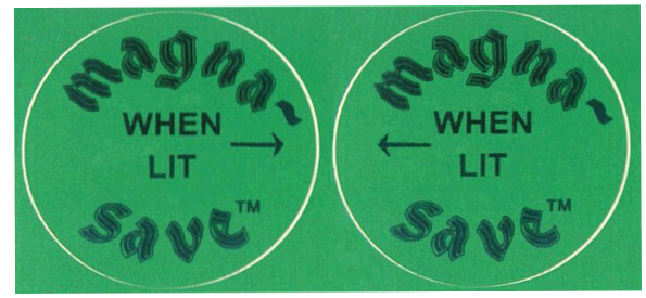 Black Knight Magna Save Decals - Image 1