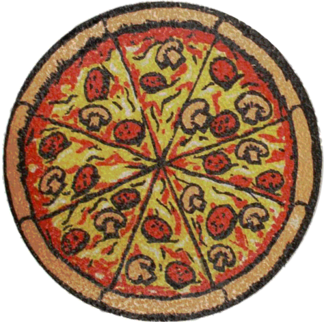 Teenage Mutant Ninja Turtles Pizza Decal - Image 1
