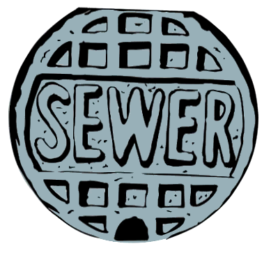 Teenage Mutant Ninja Turtles Sewer Manhole Decal - Image 1