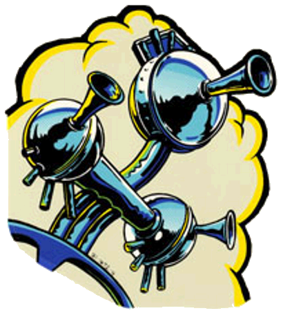 Addams Family Cloud Horns Topper Decal - Image 1