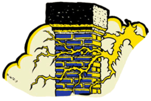 Addams Family Cloud Chimney Topper Decal