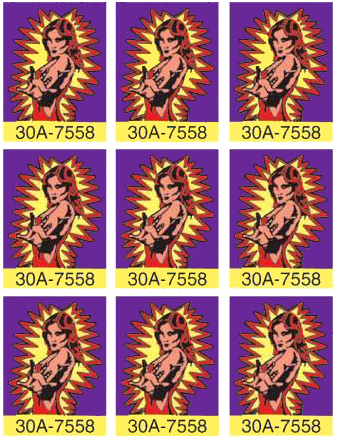 Laser Ball Target Decals - Image 1