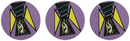 Batman Forever Bumpercap Decals - Image 1