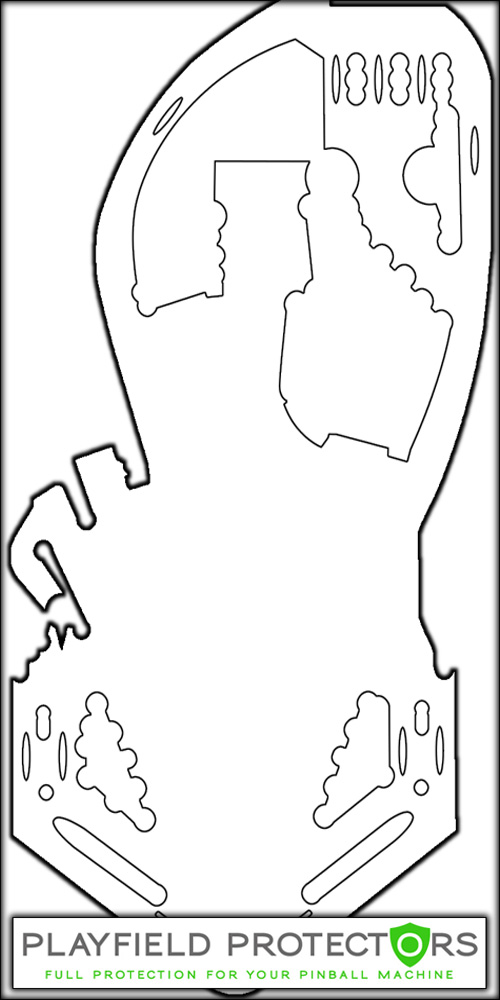 Demolition Man Playfield Protector