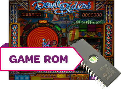 Devil Riders CPU Game Rom Set - Image 1