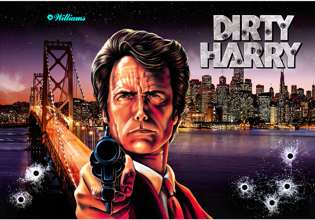 Dirty Harry Alternate Translite - Image 1