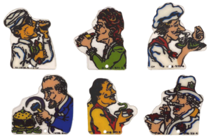 Diner Backbox People Plastic Set