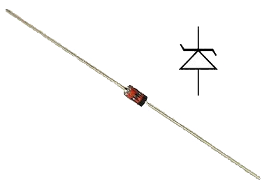 Diode 1N4730A Zener 3.9V 1W - Image 1