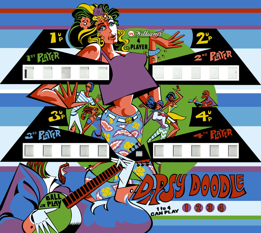 Dipsy Doodle Backglass - Image 1