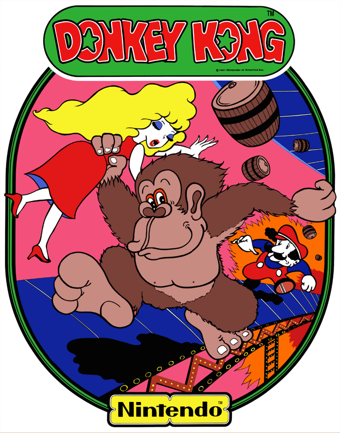 Donkey Kong Side Art Decals - Image 1