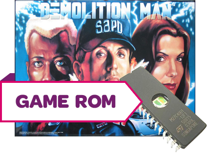 Demolition Man Profanity Rom Set 6 Home (Coin Play)