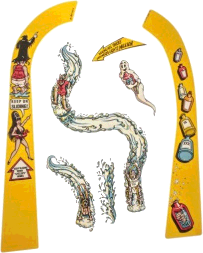 Elvira and the Party Monsters Ramp Decal Set/6 31-1515-2011 - Image 1