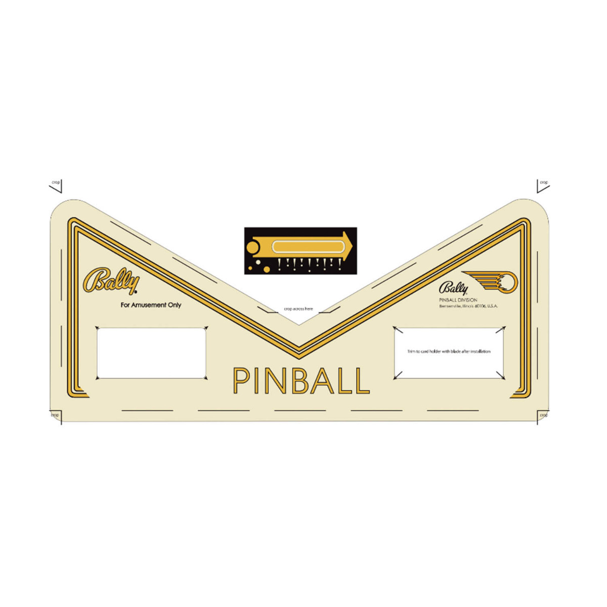 Eight Ball Deluxe Apron Decal Set - Image 1