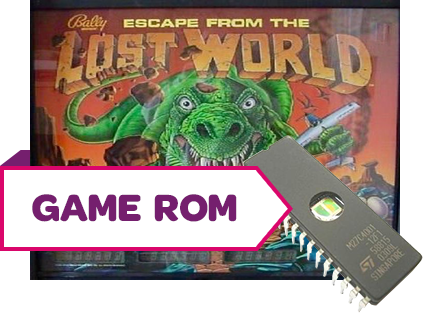 Escape from the Lost World CPU Game Rom Set - Image 1