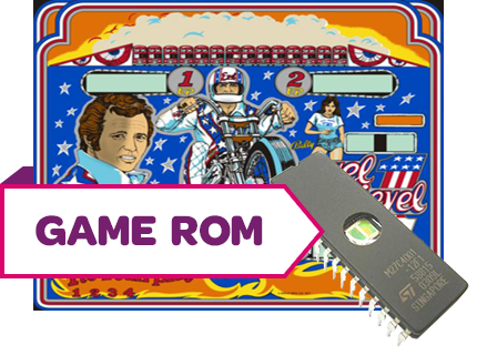 Evel Knieval CPU Game Rom Set - Image 1