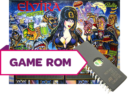 Elvira and the Party Monsters CPU Game Rom - Image 1