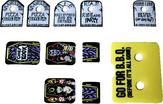 Elvira and the Party Monsters Target Decal Set - Image 1