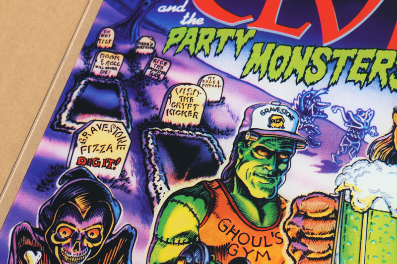 Elvira and the Party Monsters Backglass - Image 3