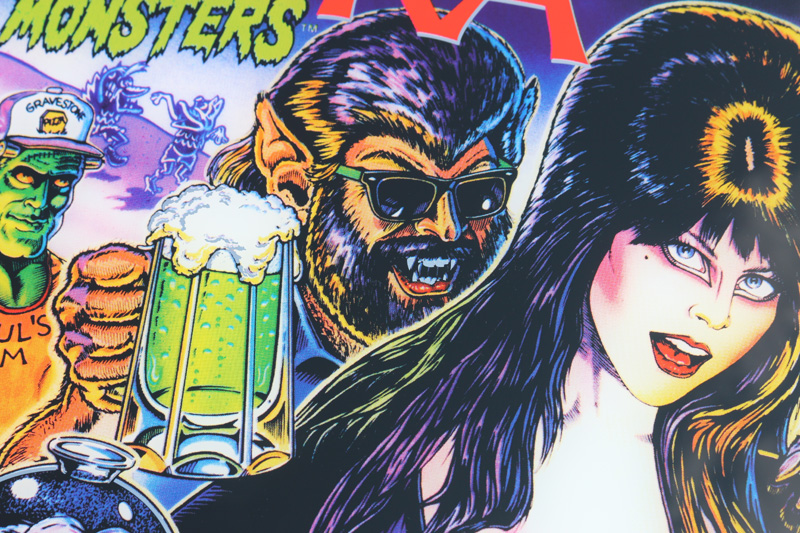 Elvira and the Party Monsters Backglass - Image 4