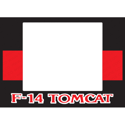 F-14 Tomcat Cabinet Stencil Kit - Image 3