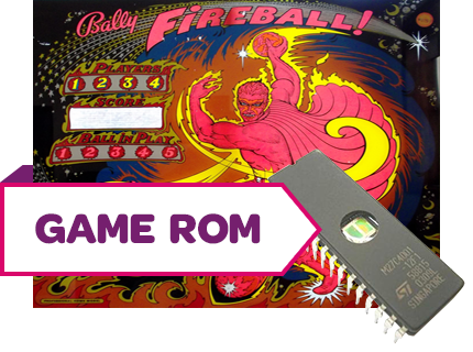 Fireball II CPU Game Rom Set - Image 1
