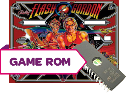 Flash Gordon CPU Game Rom Set - Image 1