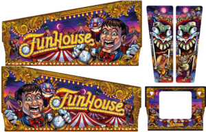 Funhouse Remake LE Cabinet Decal Set