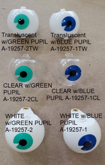 Road Show and Funhouse Eyeball Blue Translucent WHITE - Image 3