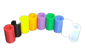 Silicone Rubber Sleeve Black 7/8 Inch