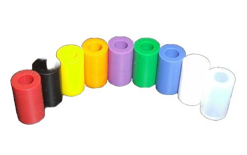 Silicone Rubber Sleeve Black 7/8 Inch - Image 1