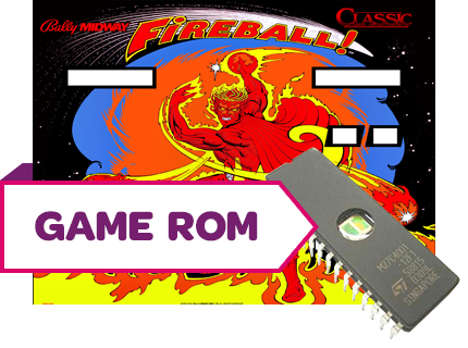 Fireball CPU Game Rom Set - Image 1