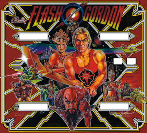 Flash Gordon Backglass