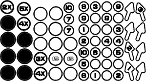 Flash Gordon Insert Decals