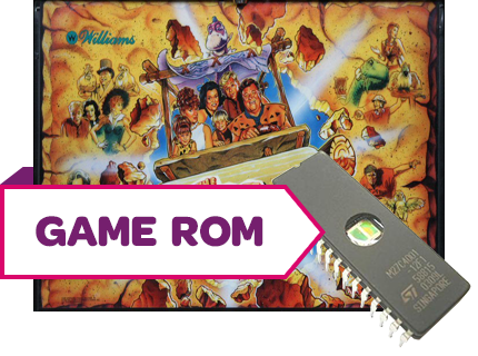The Flintstones CPU Game Rom LX-4 - Image 1