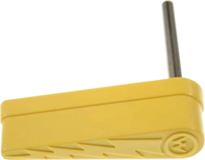 Williams Flipper bat yellow with lightning bolt